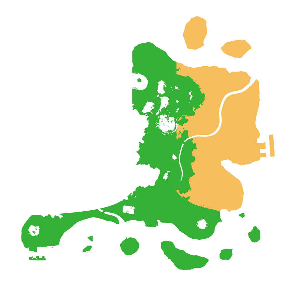 Biome Rust Map: Procedural Map, Size: 2700, Seed: 83068839