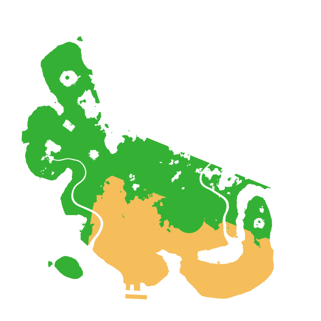 Biome Rust Map: Procedural Map, Size: 3000, Seed: 299824782