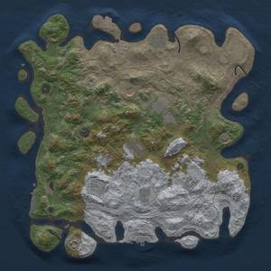 Thumbnail Rust Map: Procedural Map, Size: 4250, Seed: 1151642906, 19 Monuments