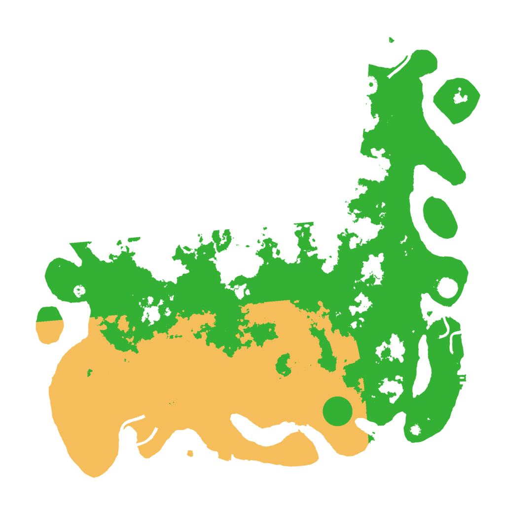 Biome Rust Map: Procedural Map, Size: 4500, Seed: 1629814861