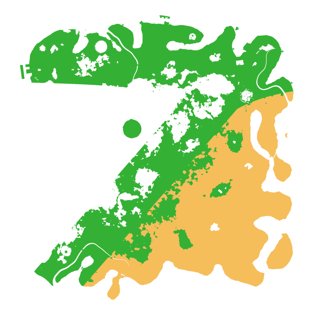 Biome Rust Map: Procedural Map, Size: 4500, Seed: 1213900841