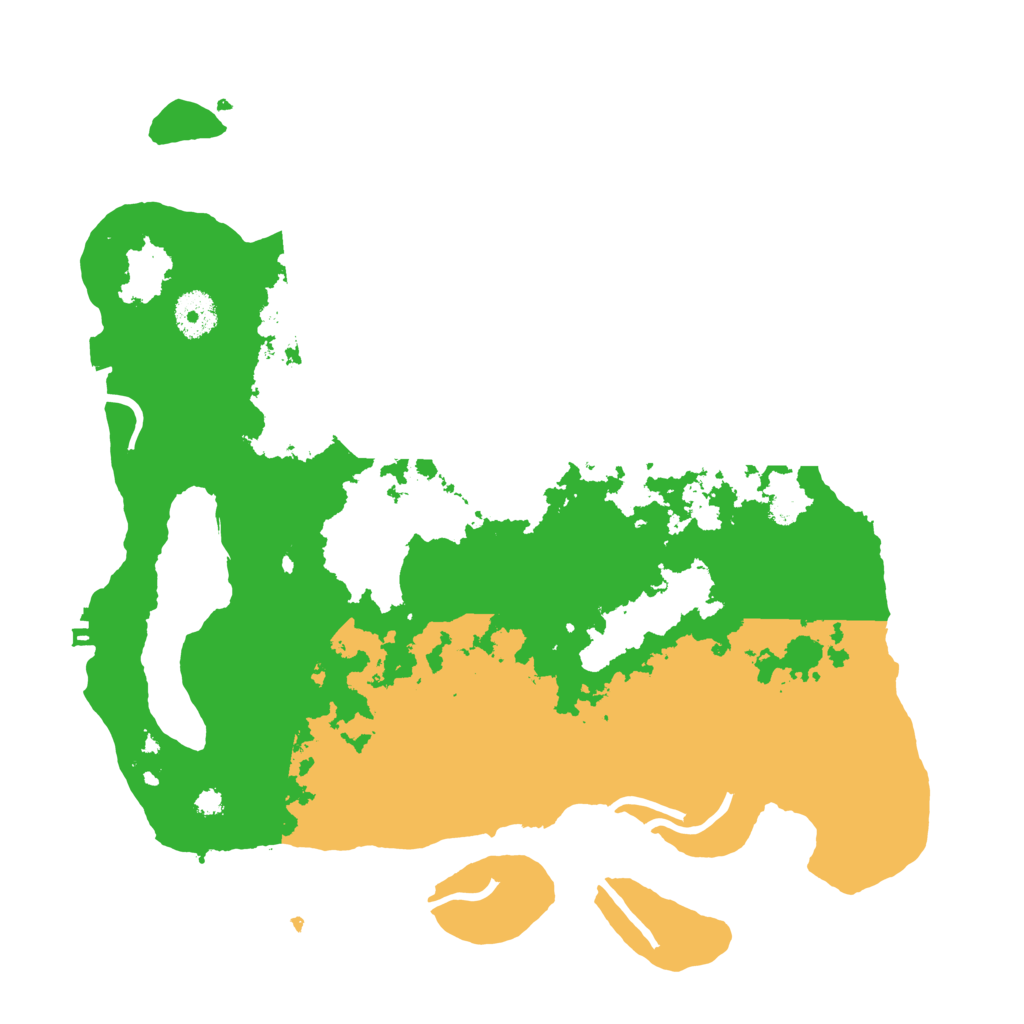 Biome Rust Map: Procedural Map, Size: 3500, Seed: 5622554