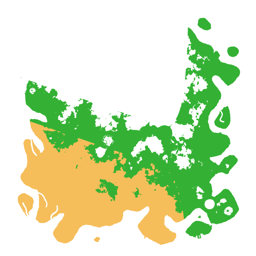 Biome Rust Map: Procedural Map, Size: 4500, Seed: 138799855