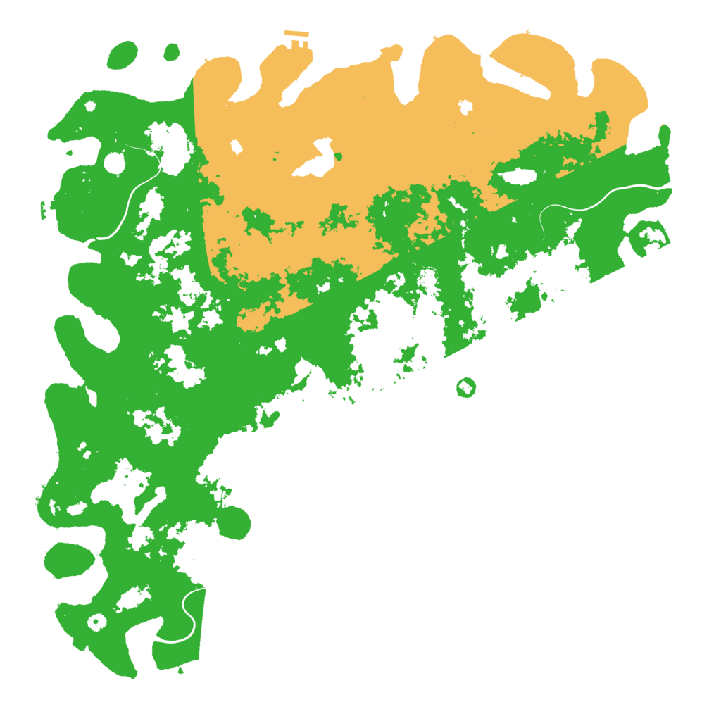 Biome Rust Map: Procedural Map, Size: 6000, Seed: 8788