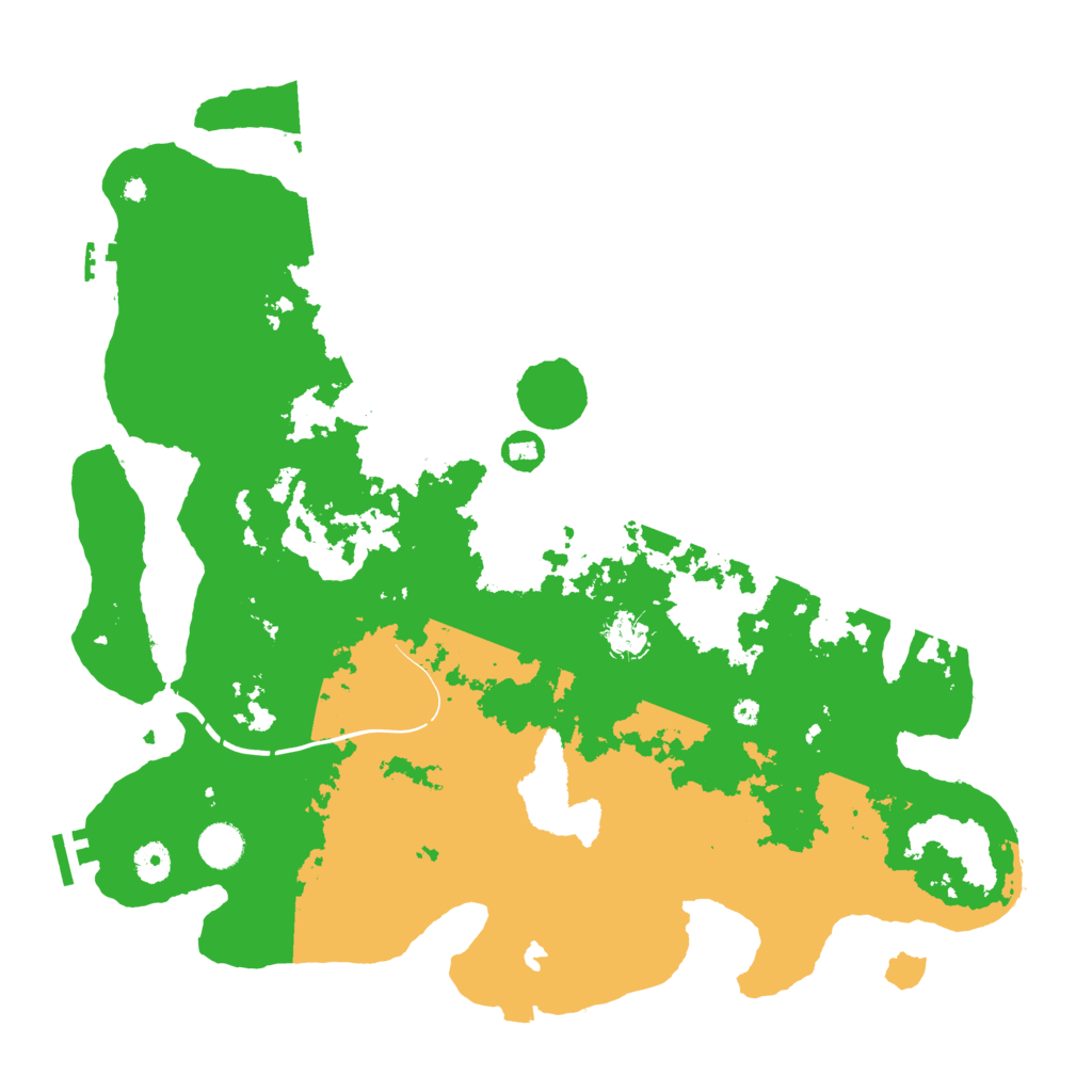 Biome Rust Map: Procedural Map, Size: 4250, Seed: 589368419