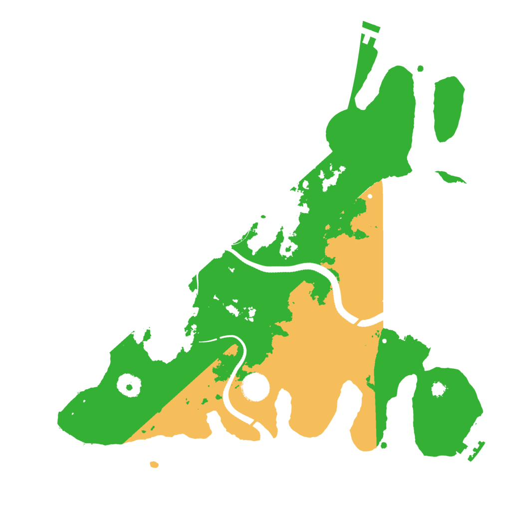 Biome Rust Map: Procedural Map, Size: 3250, Seed: 428609933