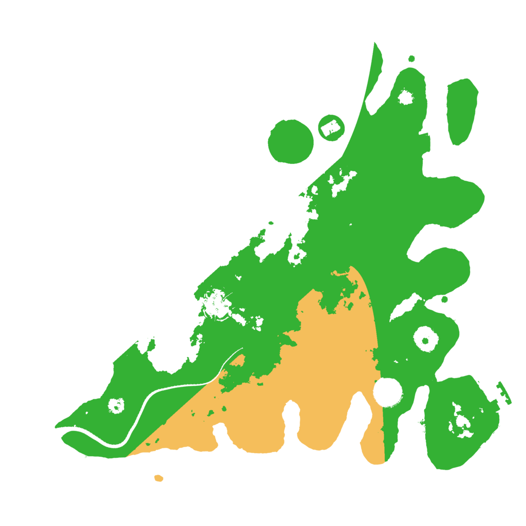 Biome Rust Map: Procedural Map, Size: 3250, Seed: 428609933