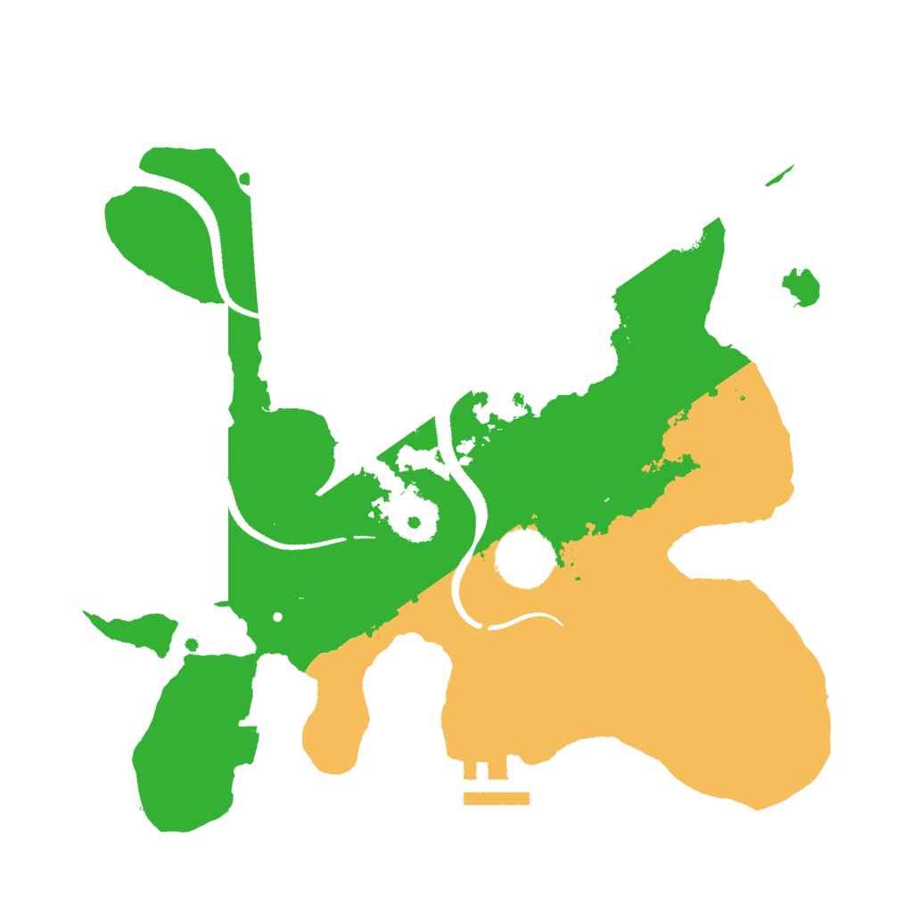 Biome Rust Map: Procedural Map, Size: 2800, Seed: 767339241