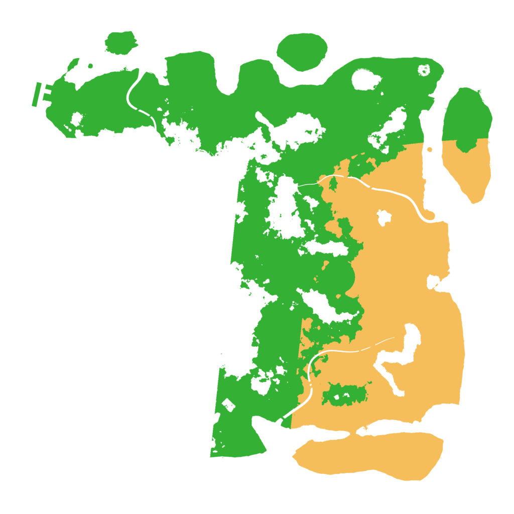 Biome Rust Map: Procedural Map, Size: 4250, Seed: 3150329