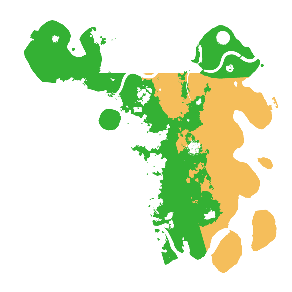 Biome Rust Map: Procedural Map, Size: 3800, Seed: 2137436877