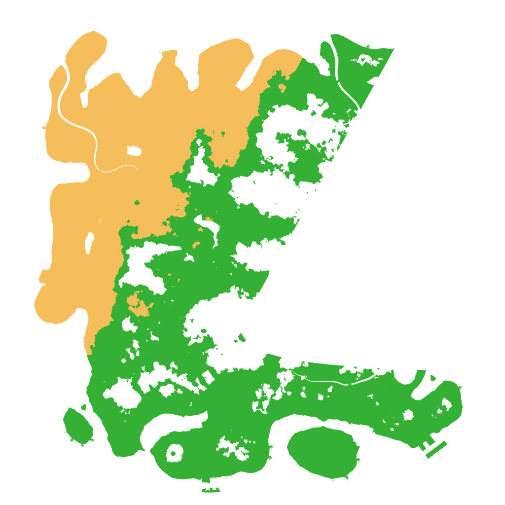 Biome Rust Map: Procedural Map, Size: 4250, Seed: 908968970
