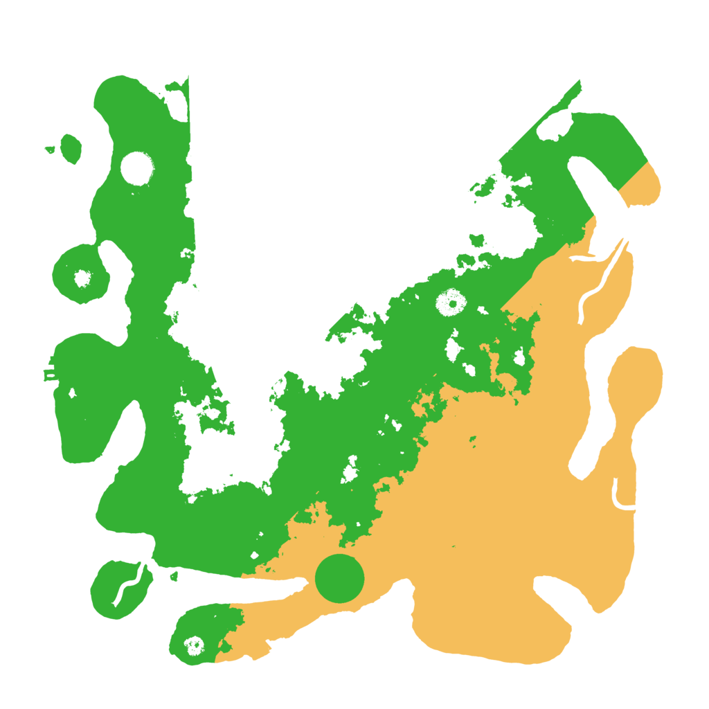 Biome Rust Map: Procedural Map, Size: 3800, Seed: 2109778678