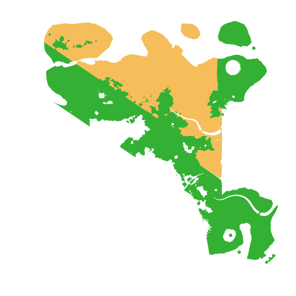 Biome Rust Map: Procedural Map, Size: 3500, Seed: 1179486488