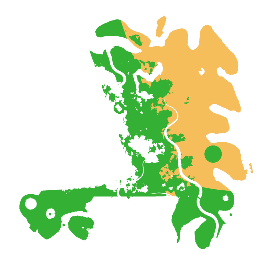 Biome Rust Map: Procedural Map, Size: 4000, Seed: 28758102