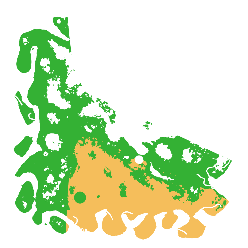 Biome Rust Map: Procedural Map, Size: 5500, Seed: 287354693