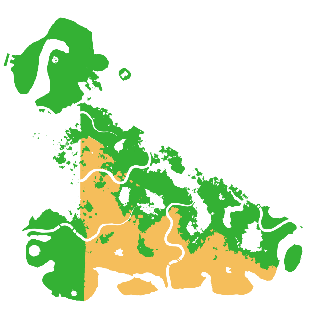 Biome Rust Map: Procedural Map, Size: 5000, Seed: 1537621587
