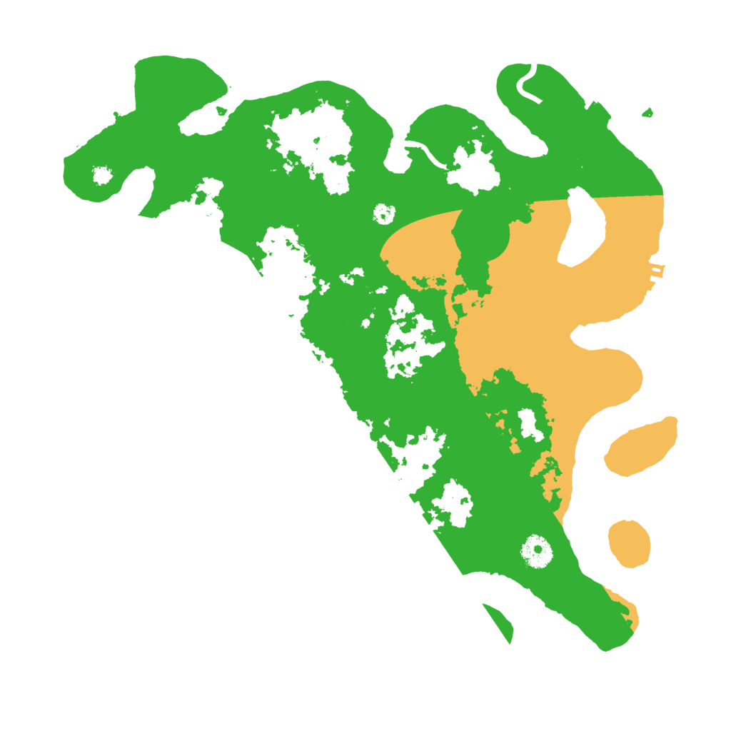 Biome Rust Map: Procedural Map, Size: 3500, Seed: 1773158321