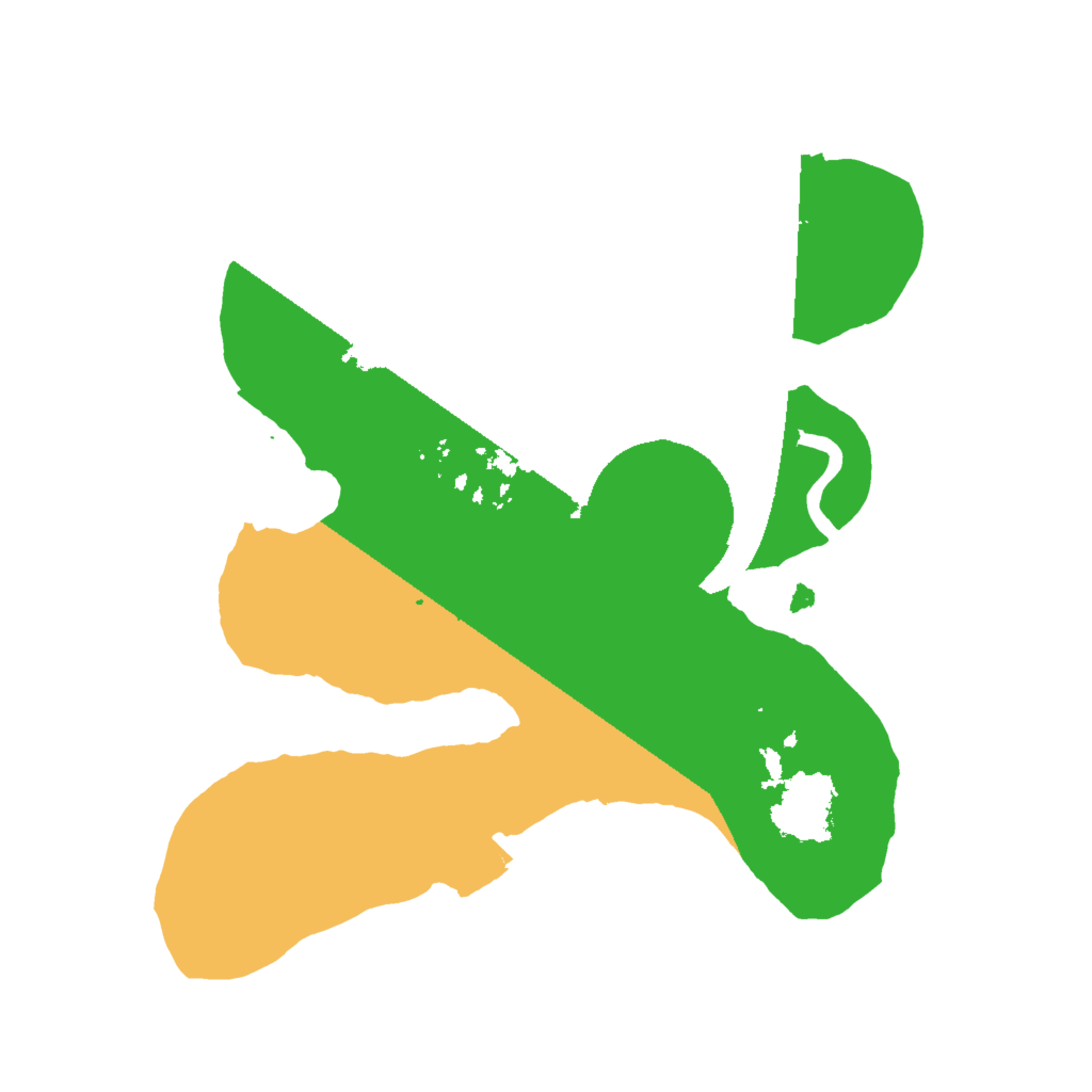 Biome Rust Map: Procedural Map, Size: 2000, Seed: 2038214932