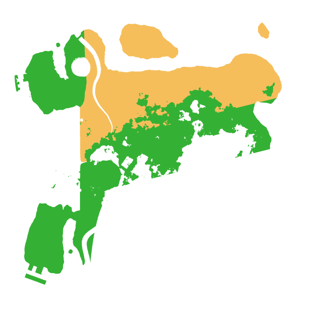 Biome Rust Map: Procedural Map, Size: 3000, Seed: 717931332