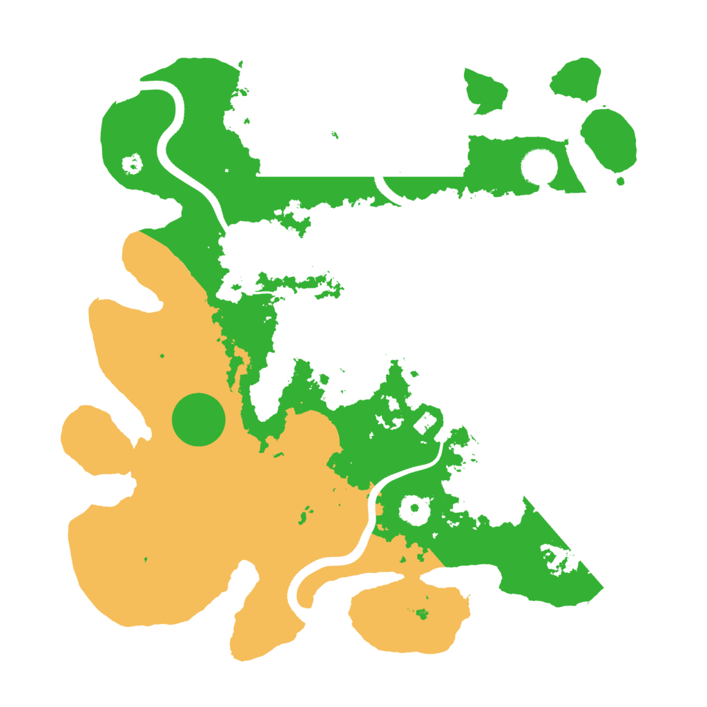 Biome Rust Map: Procedural Map, Size: 3500, Seed: 754688824