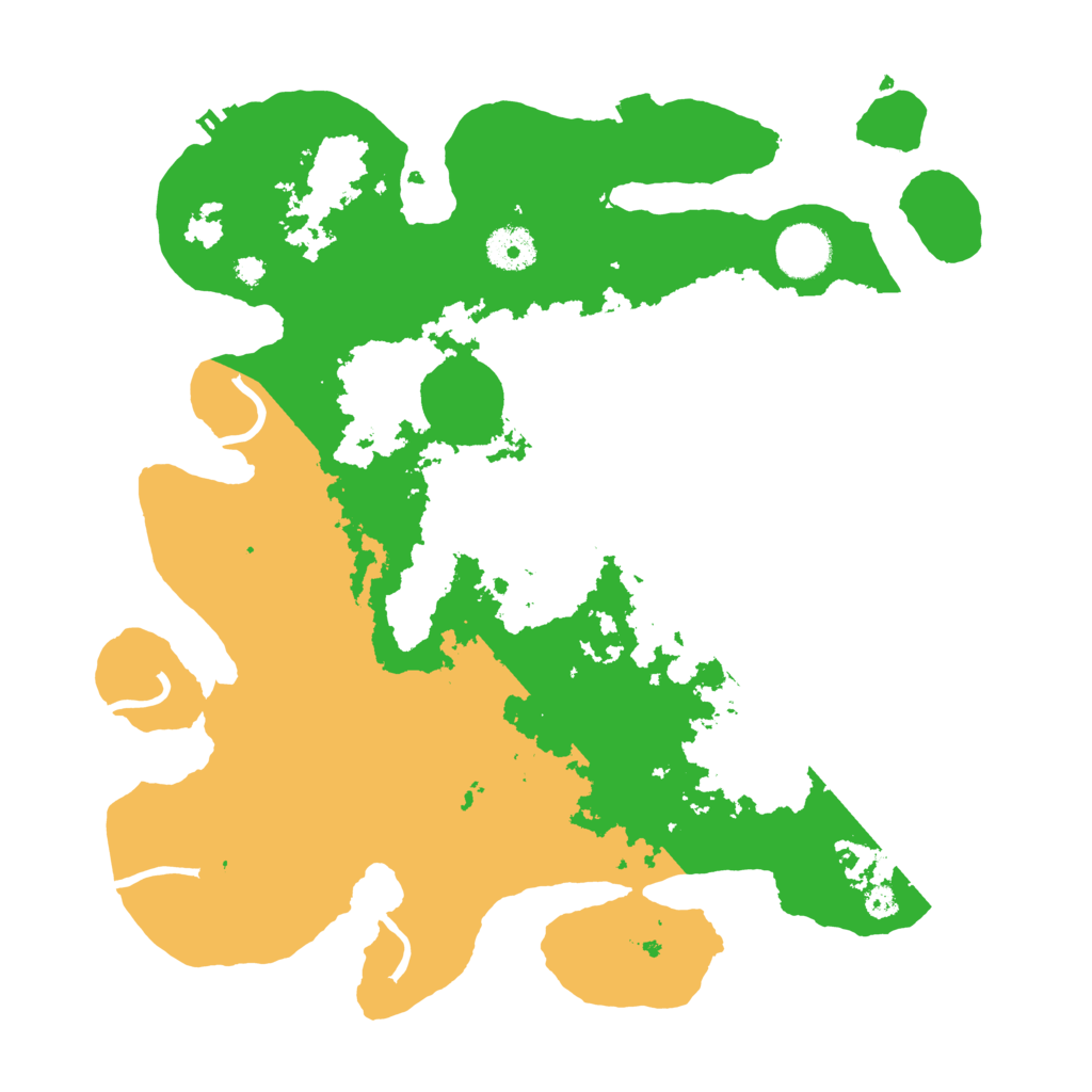 Biome Rust Map: Procedural Map, Size: 3500, Seed: 754688824