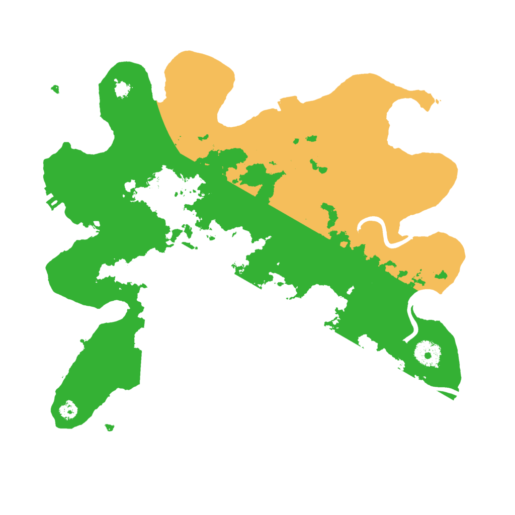 Biome Rust Map: Procedural Map, Size: 3000, Seed: 1627509415