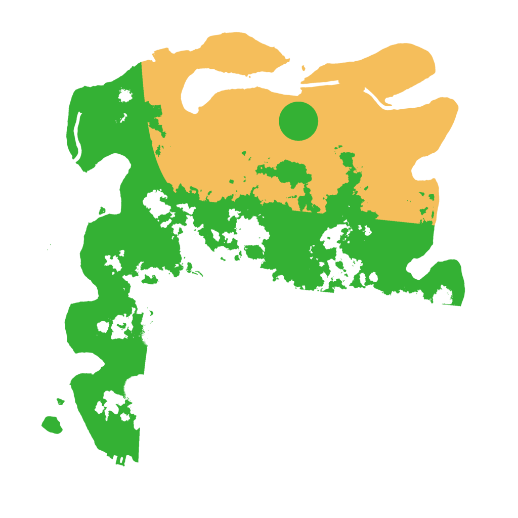 Biome Rust Map: Procedural Map, Size: 3500, Seed: 608816122