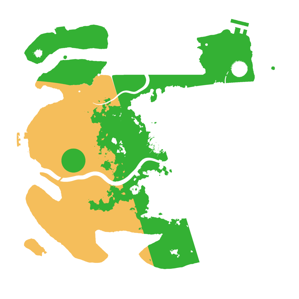 Biome Rust Map: Procedural Map, Size: 3300, Seed: 1966272079