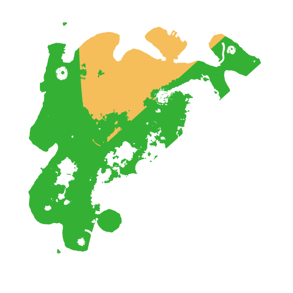 Biome Rust Map: Procedural Map, Size: 3500, Seed: 1134025333