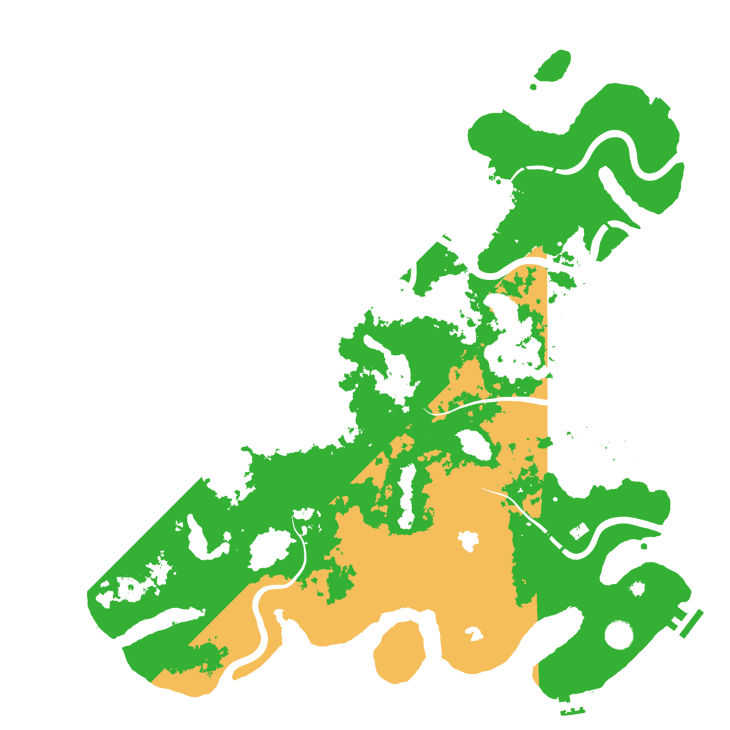 Biome Rust Map: Procedural Map, Size: 4500, Seed: 749133149