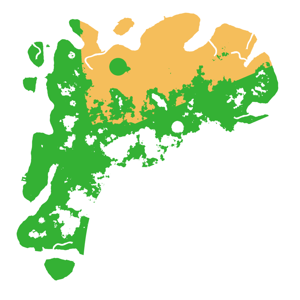 Biome Rust Map: Procedural Map, Size: 4500, Seed: 743695163