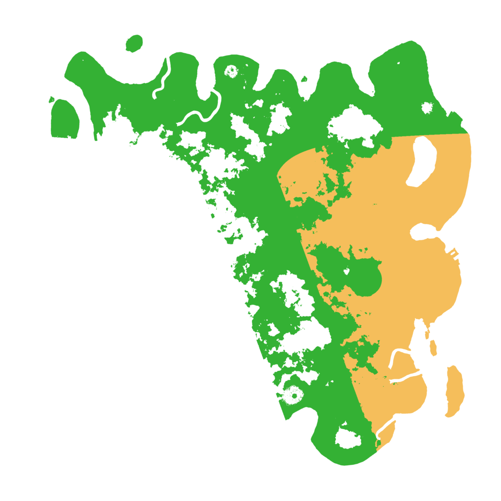 Biome Rust Map: Procedural Map, Size: 4000, Seed: 1874611