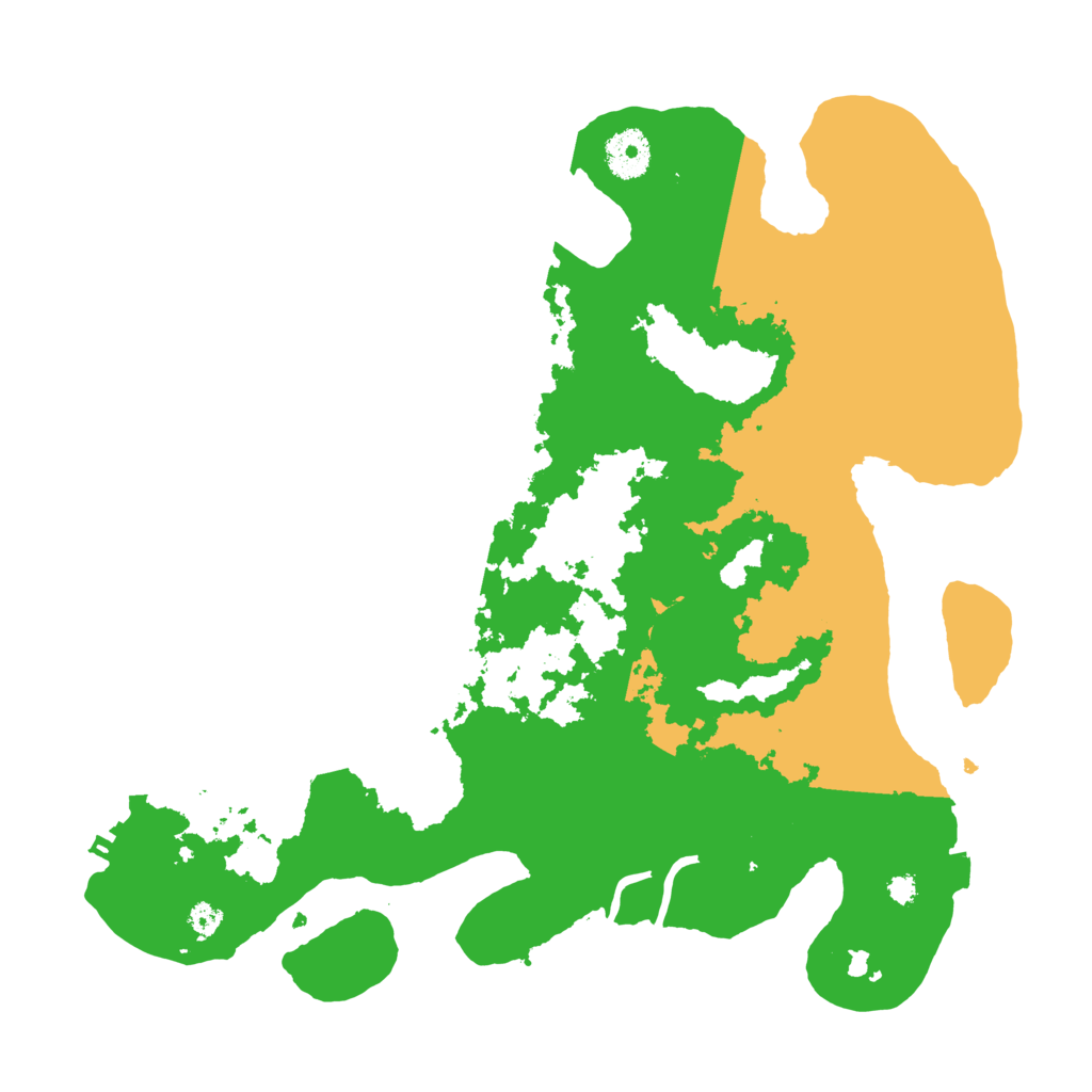 Biome Rust Map: Procedural Map, Size: 3500, Seed: 790410