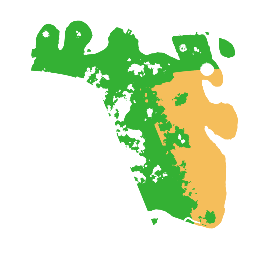 Biome Rust Map: Procedural Map, Size: 3500, Seed: 438564370