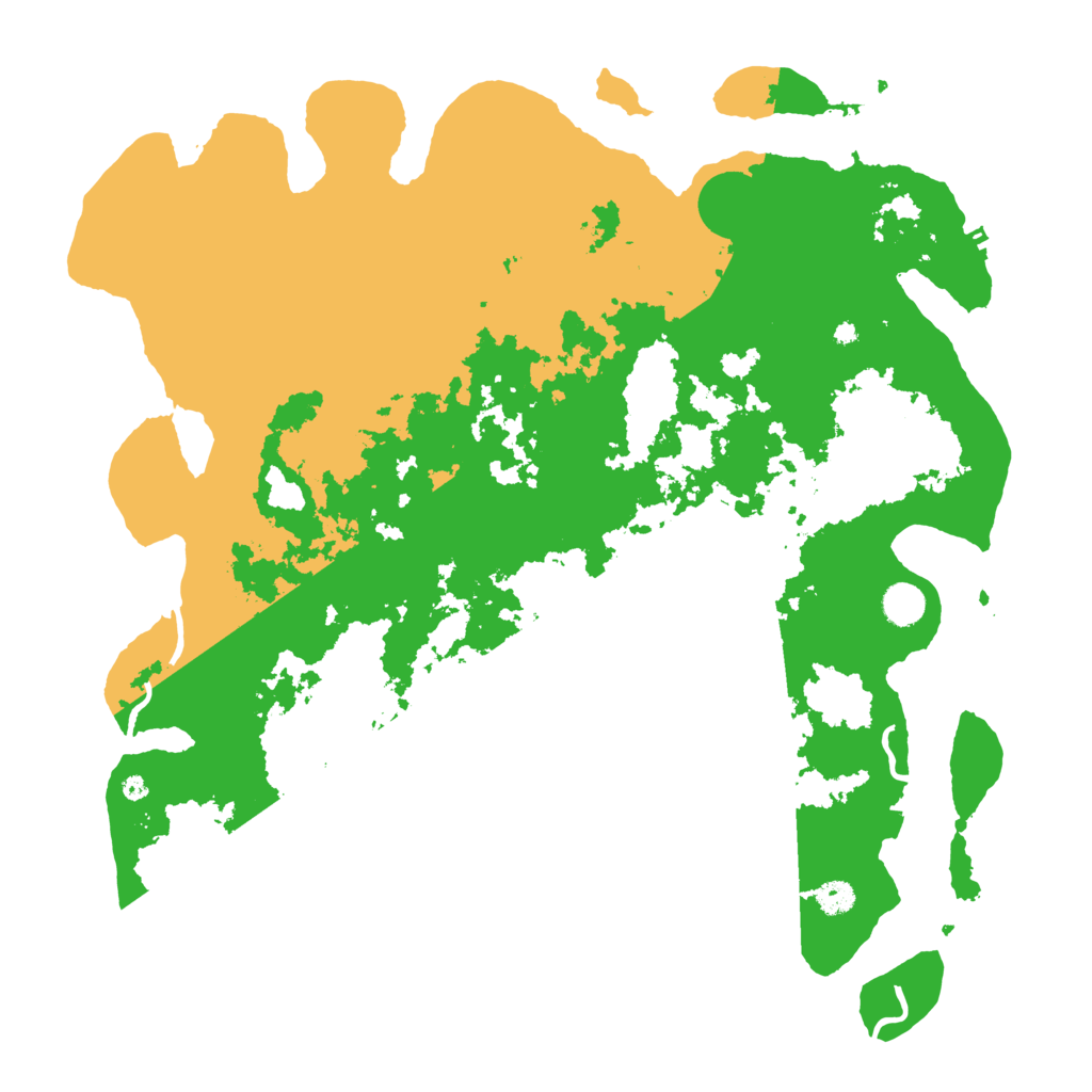 Biome Rust Map: Procedural Map, Size: 4500, Seed: 164938