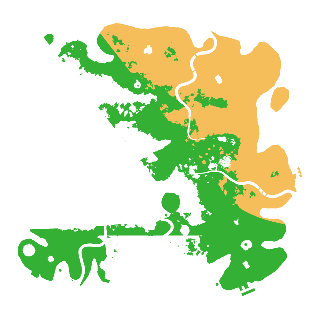 Biome Rust Map: Procedural Map, Size: 4500, Seed: 1109288764