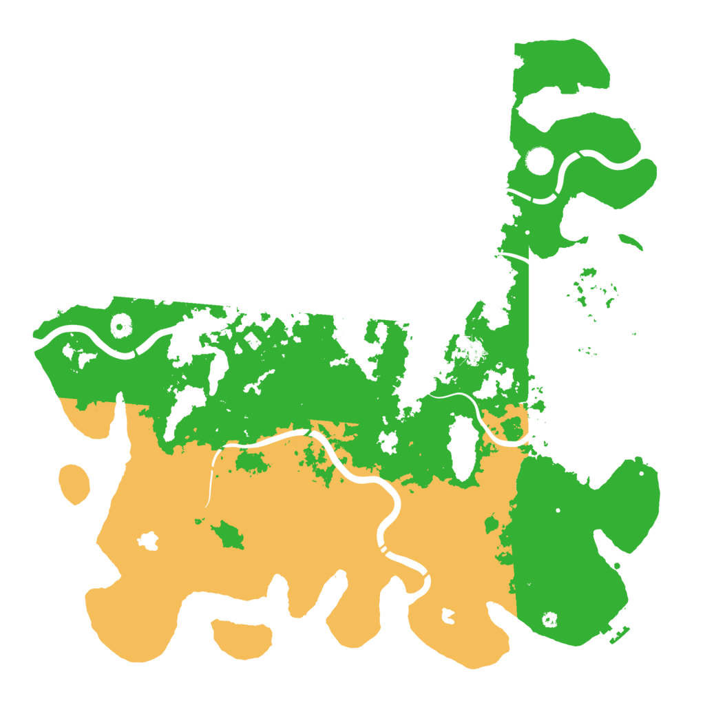 Biome Rust Map: Procedural Map, Size: 4500, Seed: 409107509