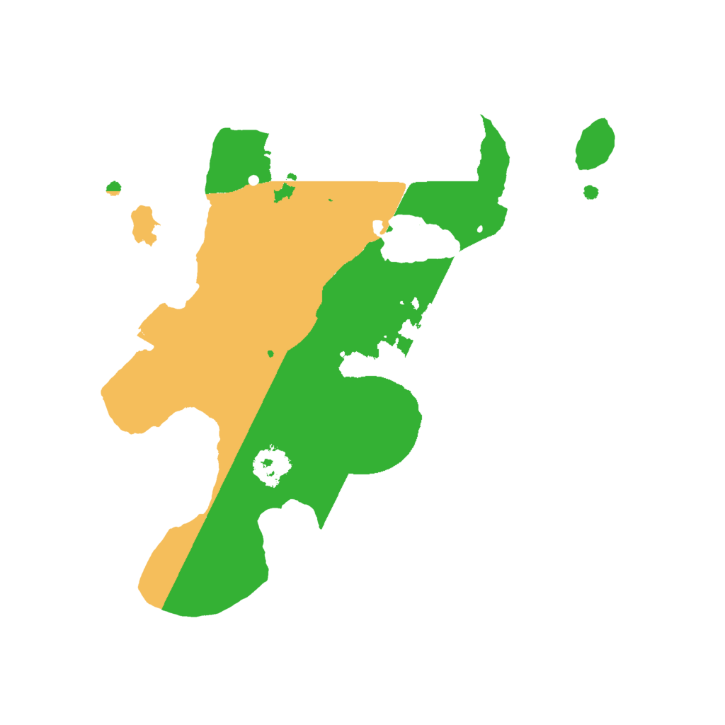 Biome Rust Map: Procedural Map, Size: 2000, Seed: 3041413