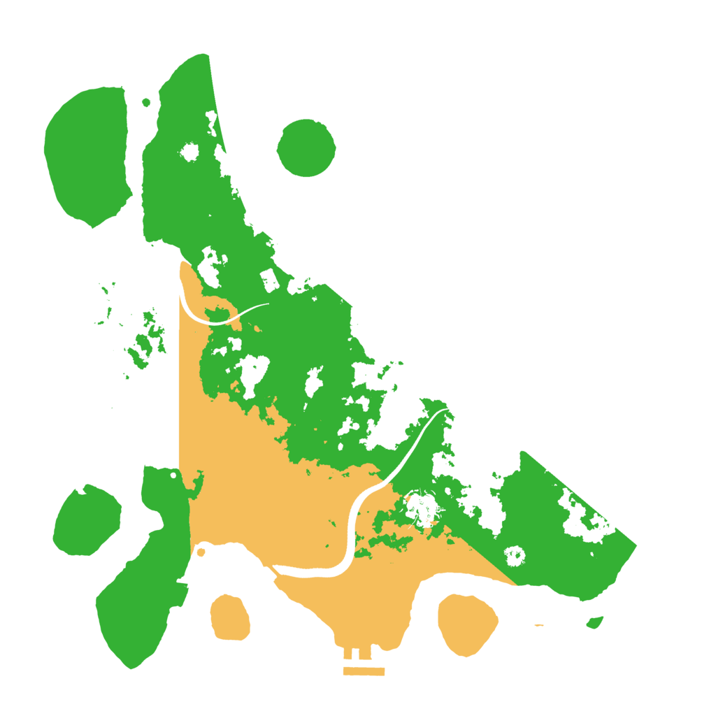 Biome Rust Map: Procedural Map, Size: 3500, Seed: 597056889