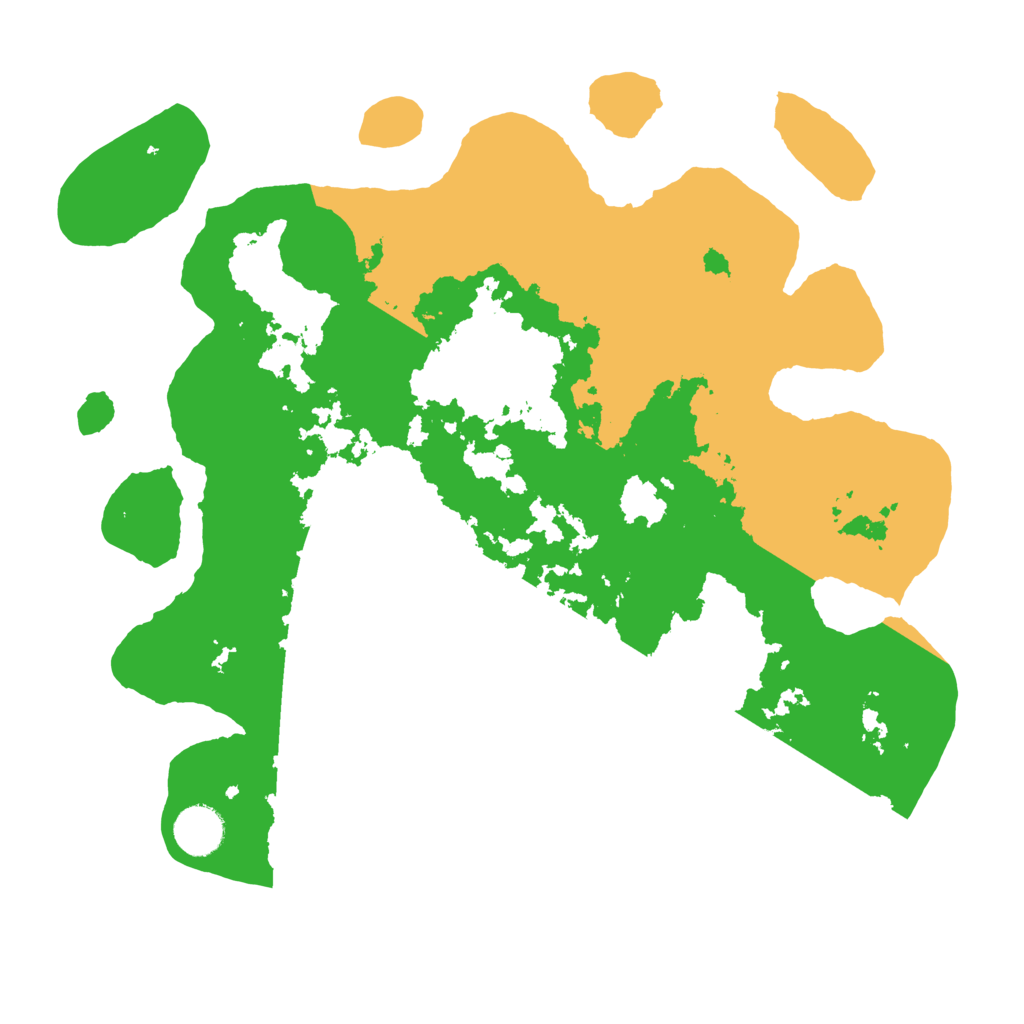 Biome Rust Map: Barren, Size: 3600, Seed: 58919935