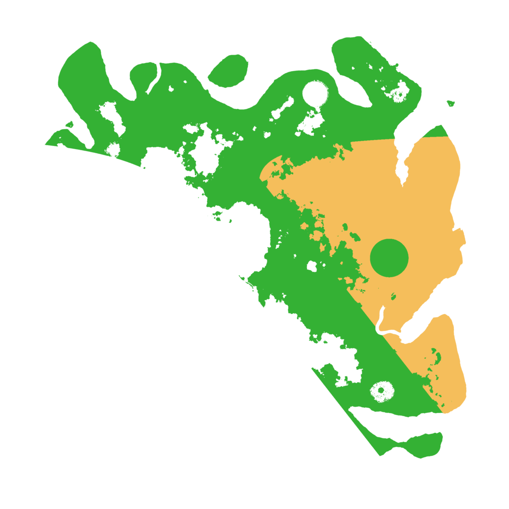 Biome Rust Map: Procedural Map, Size: 3500, Seed: 1598577465