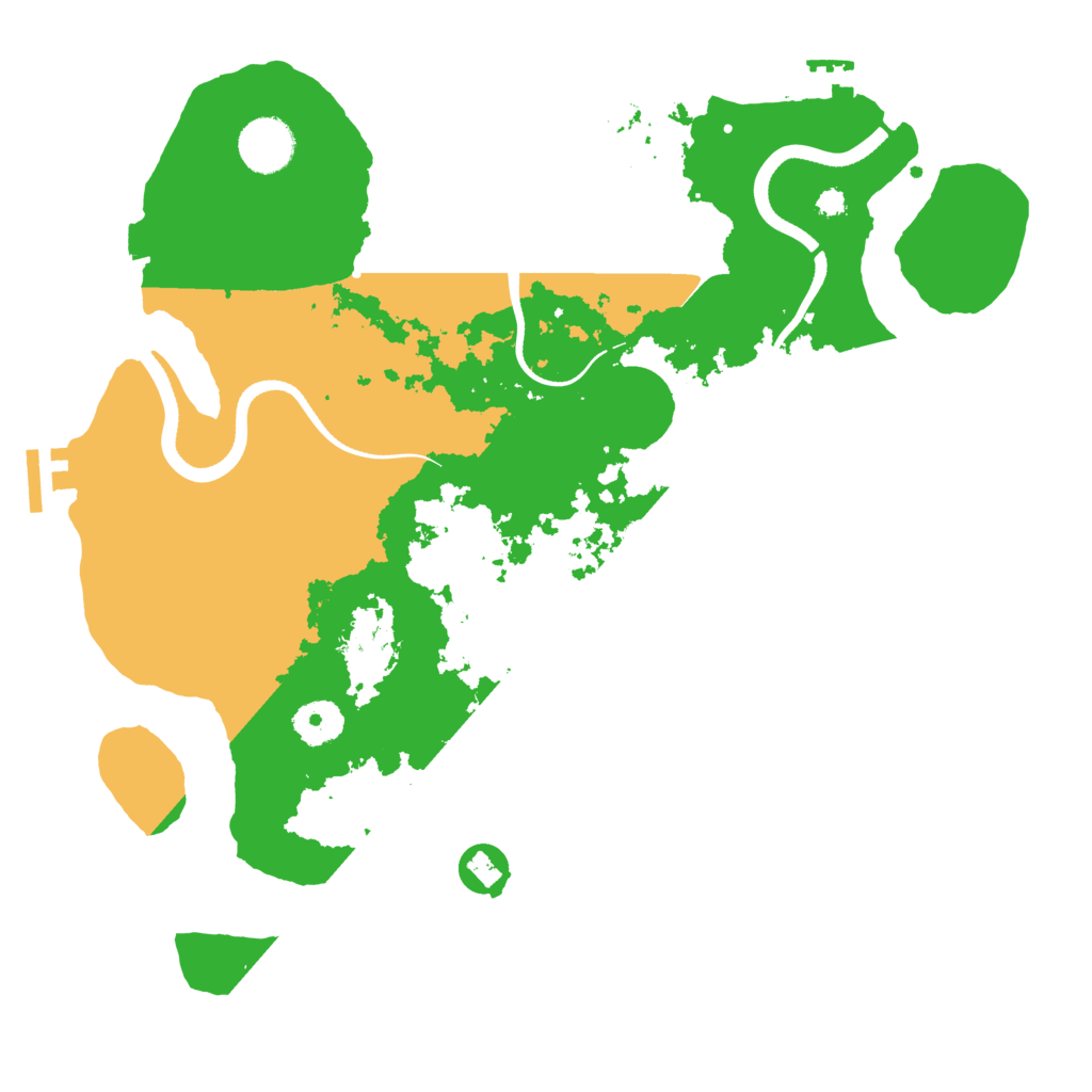 Biome Rust Map: Procedural Map, Size: 3500, Seed: 45472456