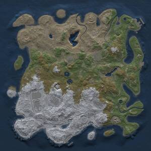 Thumbnail Rust Map: Procedural Map, Size: 4250, Seed: 113961073, 16 Monuments