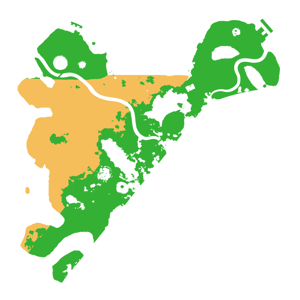 Biome Rust Map: Procedural Map, Size: 3700, Seed: 995313336