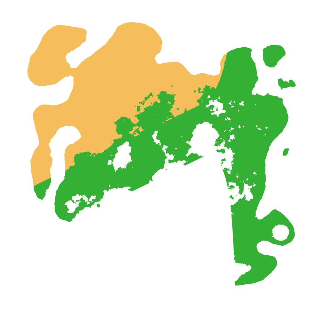 Biome Rust Map: Barren, Size: 3500, Seed: 18823