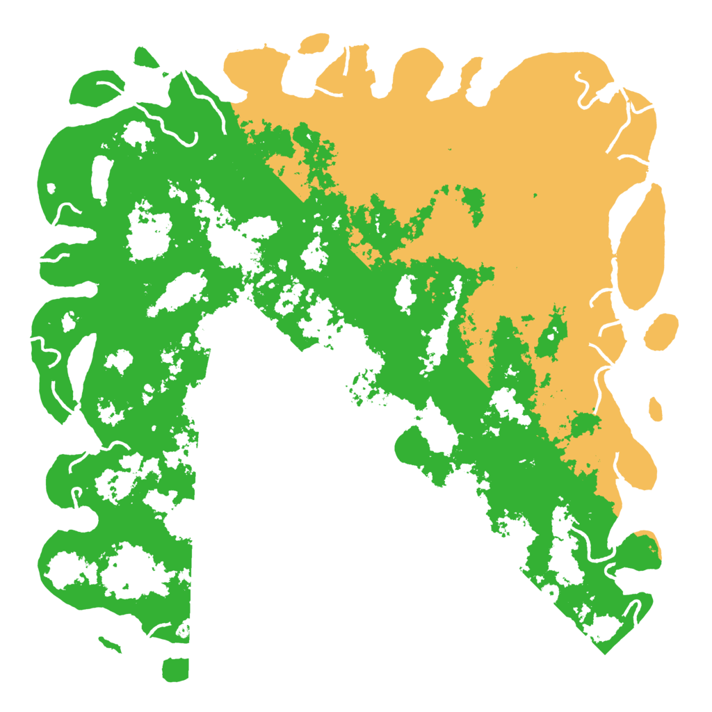 Biome Rust Map: Procedural Map, Size: 6000, Seed: 14827