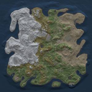 Thumbnail Rust Map: Procedural Map, Size: 4250, Seed: 1897084801, 18 Monuments