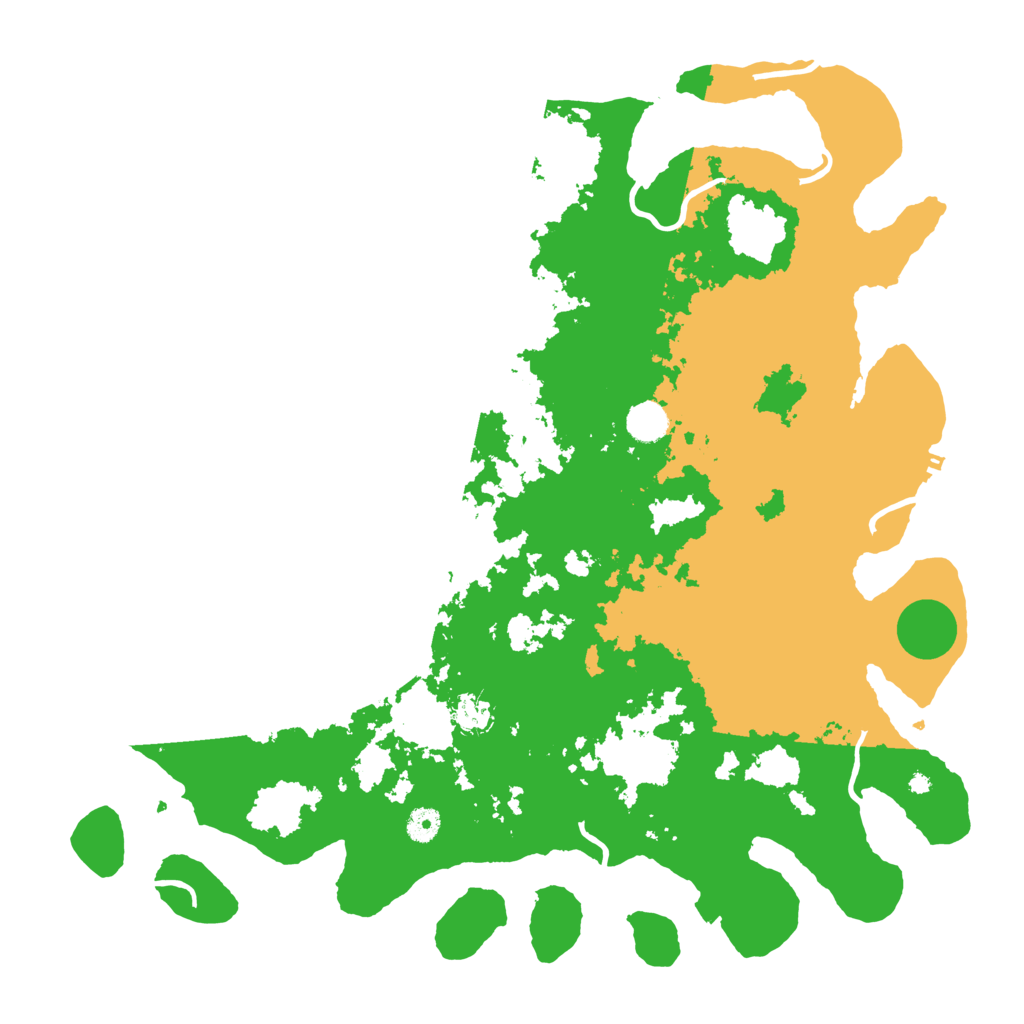 Biome Rust Map: Procedural Map, Size: 4500, Seed: 245040449