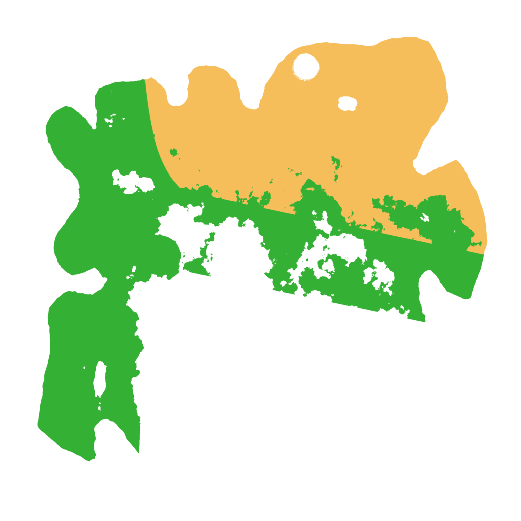 Biome Rust Map: Barren, Size: 3500, Seed: 692399597