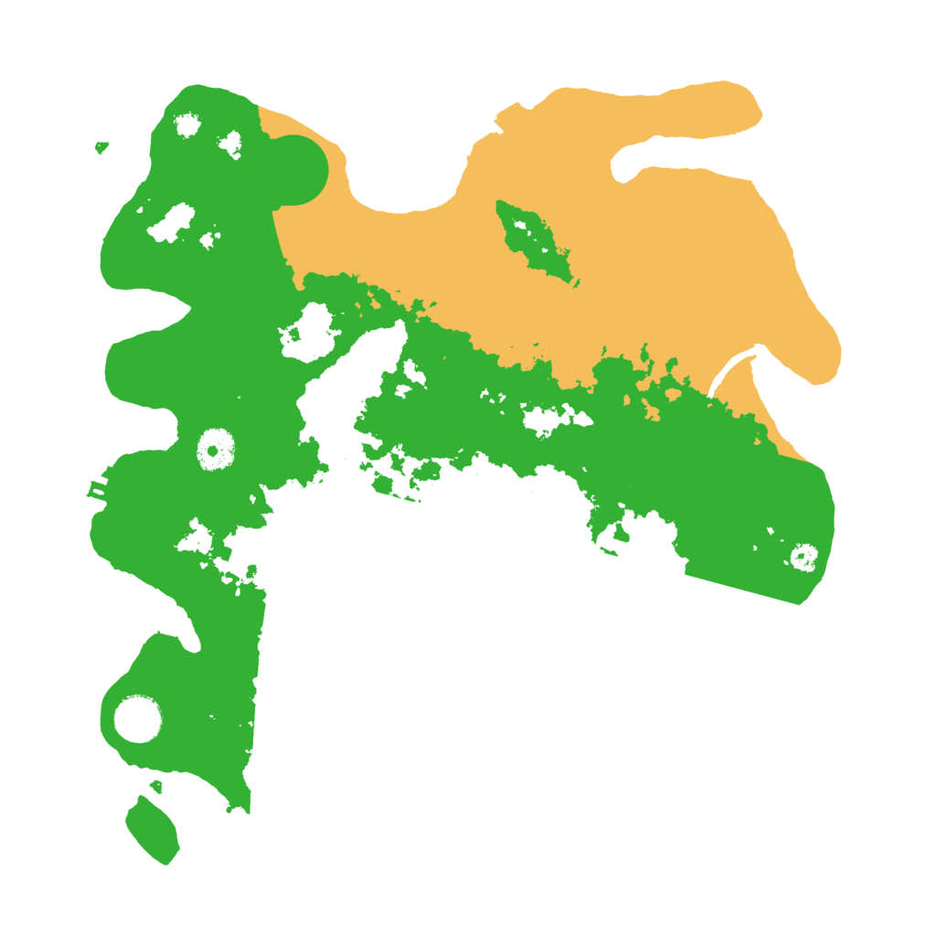 Biome Rust Map: Procedural Map, Size: 3500, Seed: 1156025158